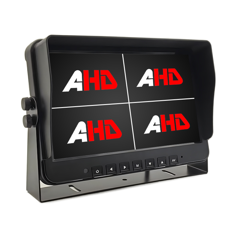 10,1-palčni monitor za vozila Quad View AHD s 4 vhodi AV