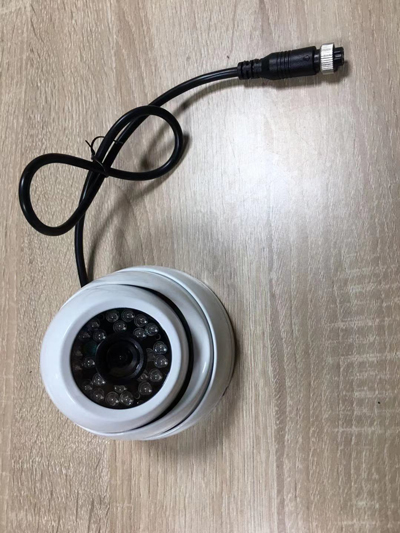 avtomobilska kamera CCD z belo kupolo in 24 kosov IR LED
