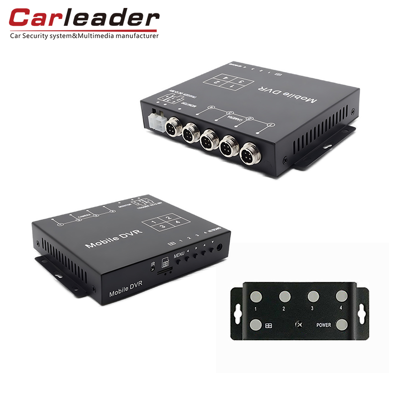 Carleader 4CH AHD 1080P Mini Mobile DVR podpora TF kartice shranjevanje
