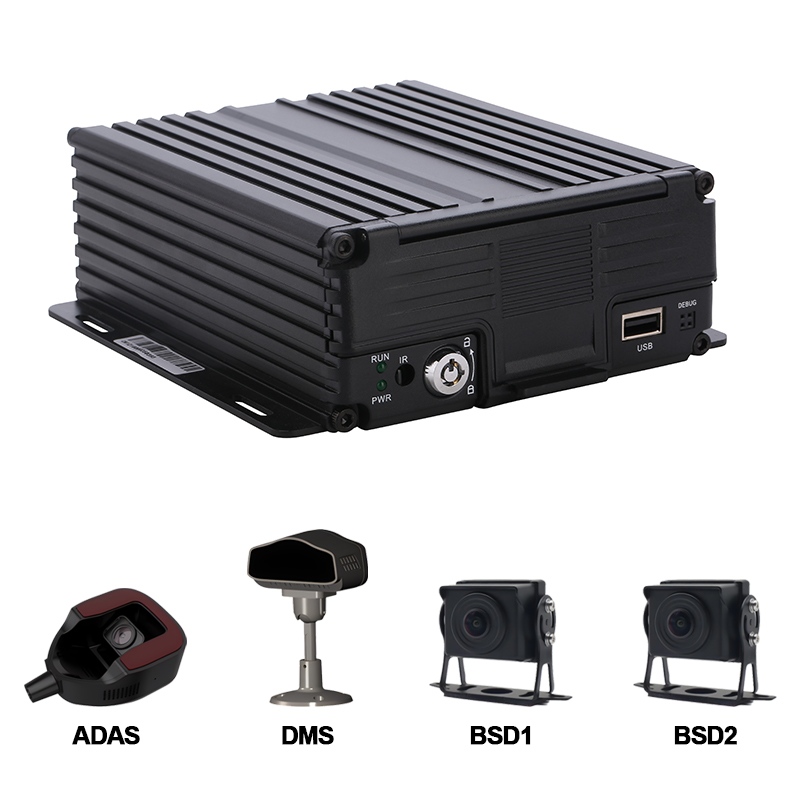 Pametnejše upravljanje voznega parka s Carleader 4CH AI HDD Mobile DVR Support ADAS+DMS+BSD