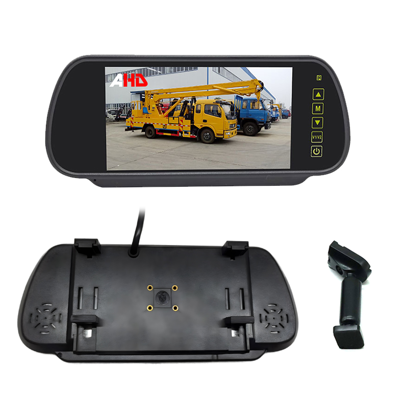 Carleader Dual Installation 7 Inch 2AV Inputs AHD Rear View Mirror Monitor Monitor--Odlična izbira za varnost vozila