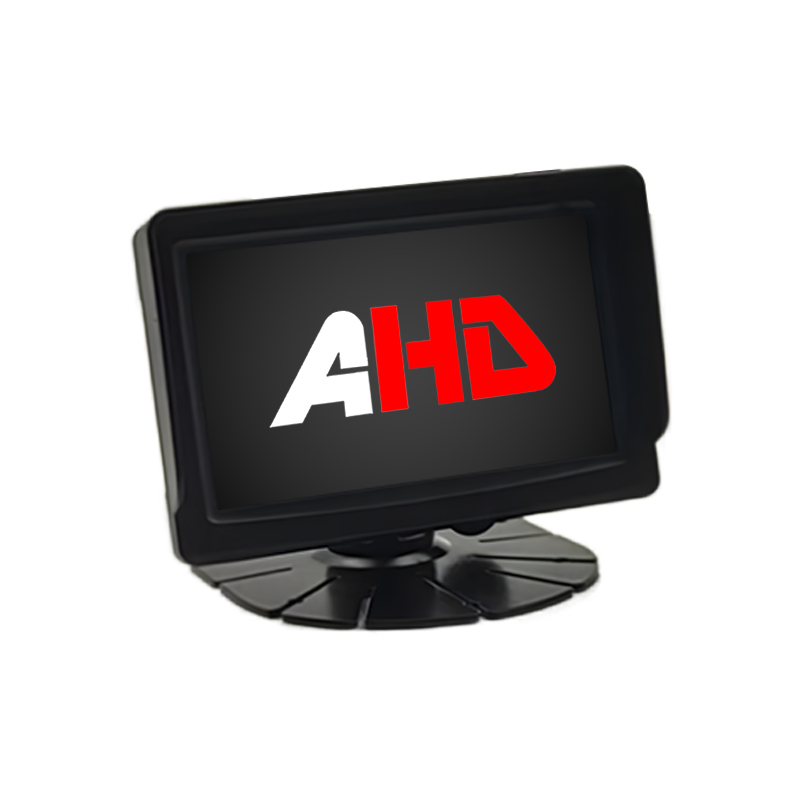 Carleader 5 Inch 2CH AHD Inputs Vehicle Backup Monitor - AHD Monitor Combined with Compact and Functional