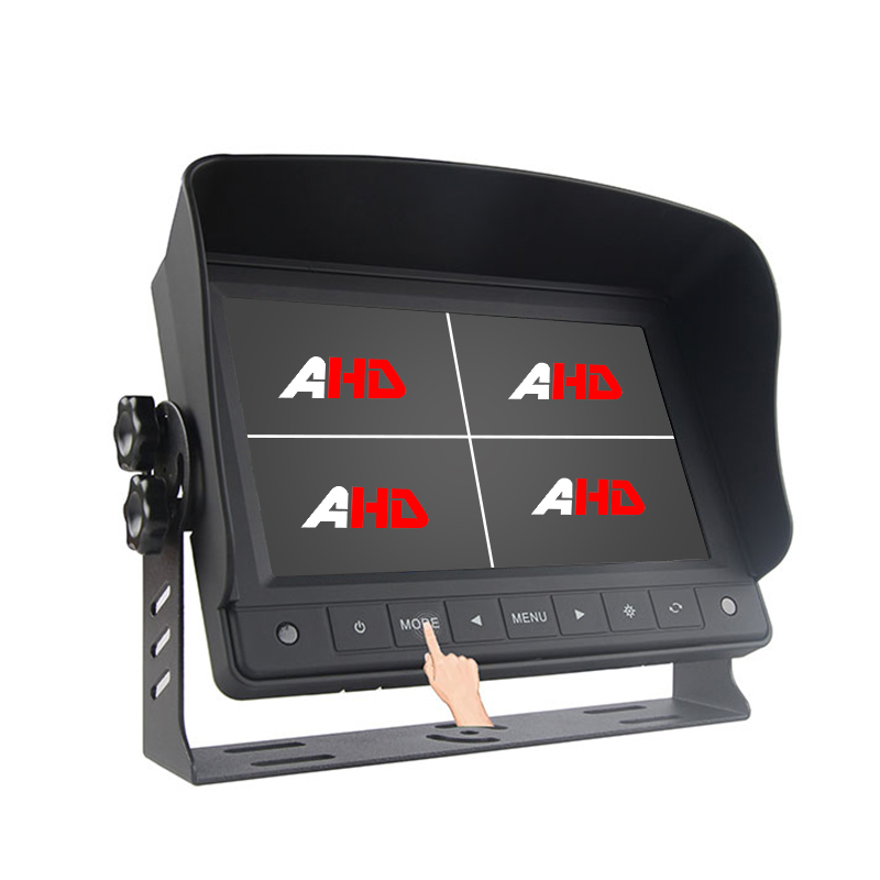 Carleader 7-palčni Quad Split Display Vehicle Touch Buttons AHD Monitor Carleader 7-palčni Quad Split Display Vehicle Touch Buttons AHD Monitor