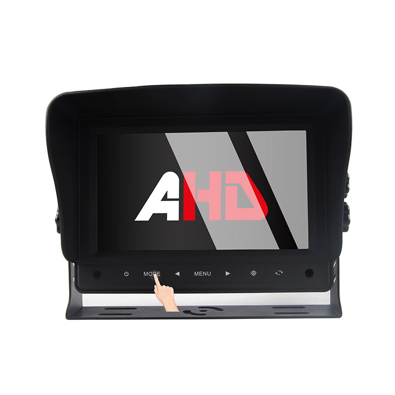 7-palčni gumbi na dotik 2CH Heavy Duty AHD Vehicle Montior